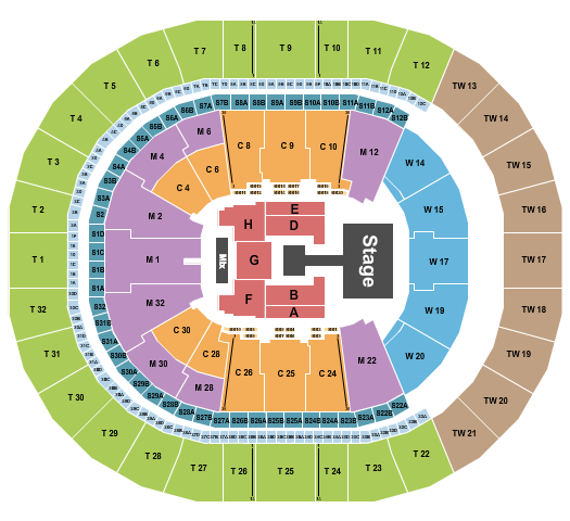 Intuit Dome Seating Chart: P1Harmony