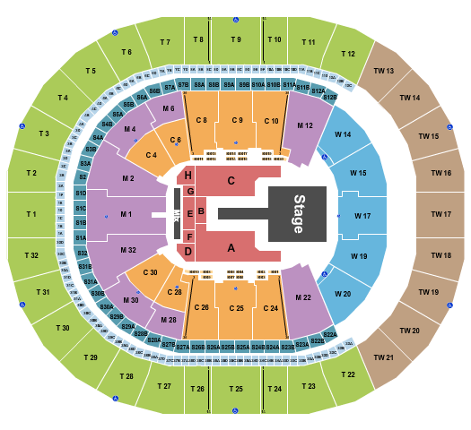 Intuit Dome Seating Chart: Shakira