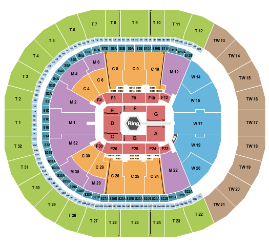 Intuit Dome Seating Chart: UFC 2