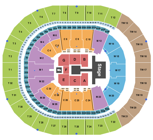 Intuit Dome Seating Chart: Young Miko