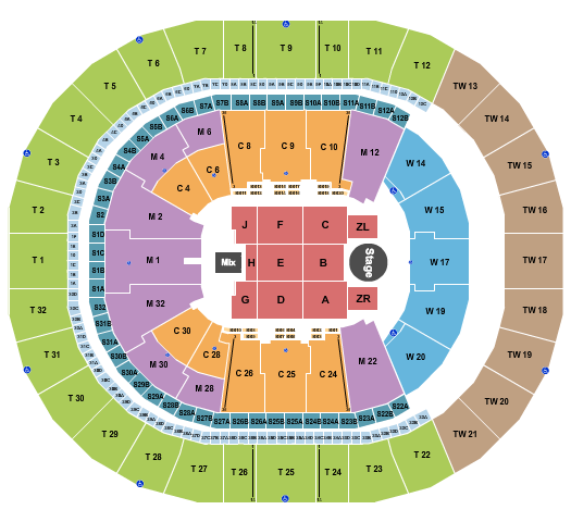Intuit Dome Seating Chart: Zayn