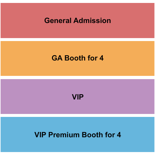 Irvine Improv Seating Chart: GA/Booth/Premium