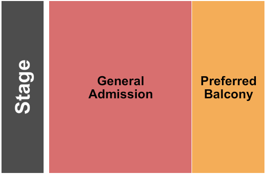 Irving Plaza Seating Chart: GA - Pref Balcony