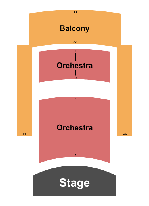 Isabel Bader Theatre Seating Chart: Endstage