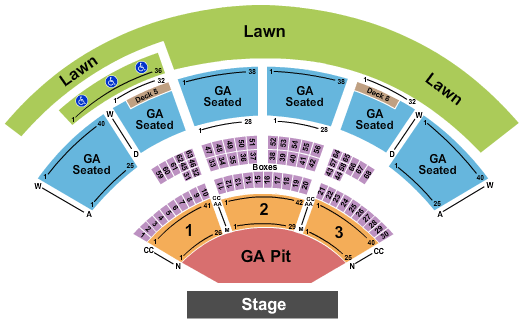 Isleta Amphitheater Seating Chart: Disrupt Festival