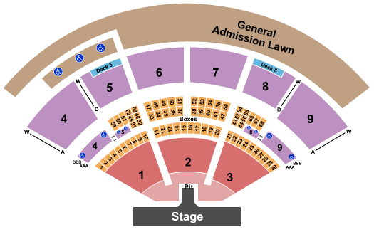 Isleta Amphitheater Seating Chart: Dierks Bentley