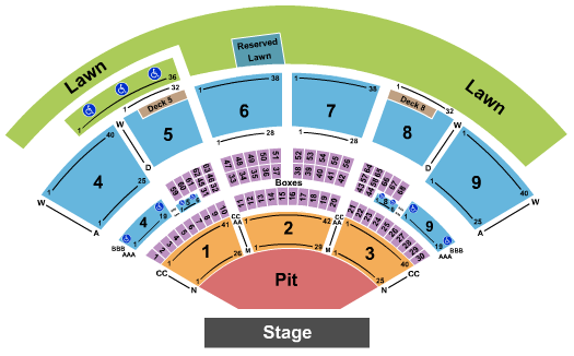Isleta Amphitheater Seating Chart: Backstreet Boys