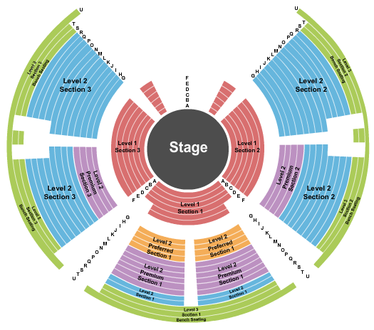 Indian Mound Mall Seating Chart: Cirque Italia - Static