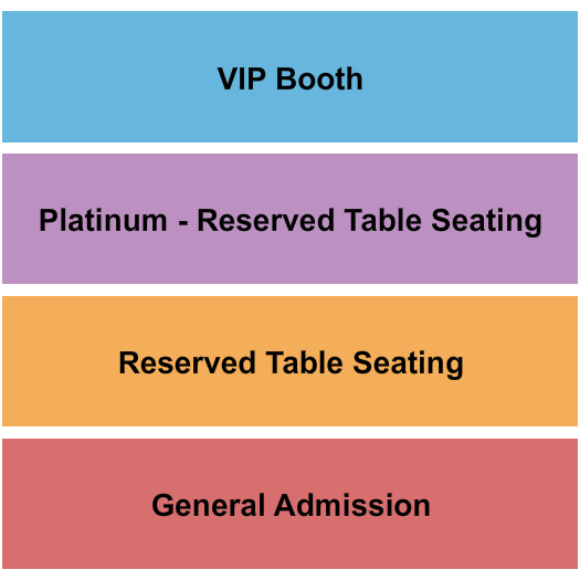 Ivan'z House at Mozambique Seating Chart: GA/Rsvd/Platinum/VIP 2