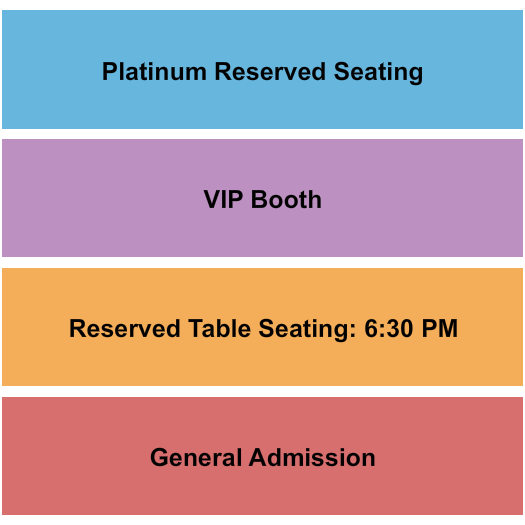 Ivan'z House at Mozambique Seating Chart: RSVD/GA/VIP Booth/Plat