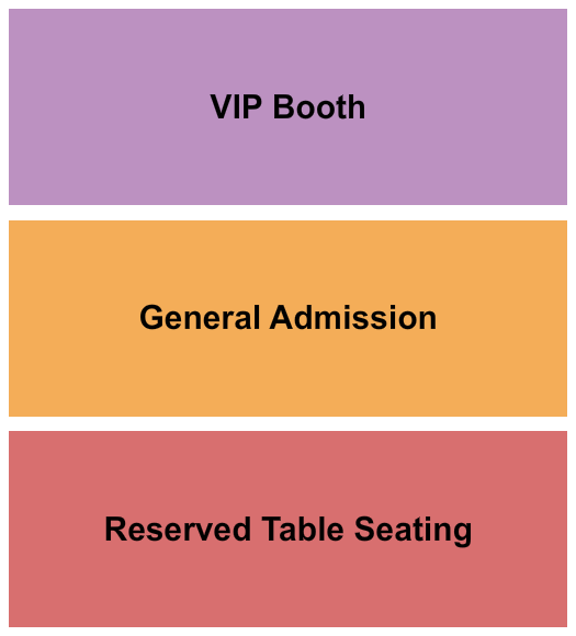 Ivan'z House at Mozambique Seating Chart: RSV Table/GA/VIP