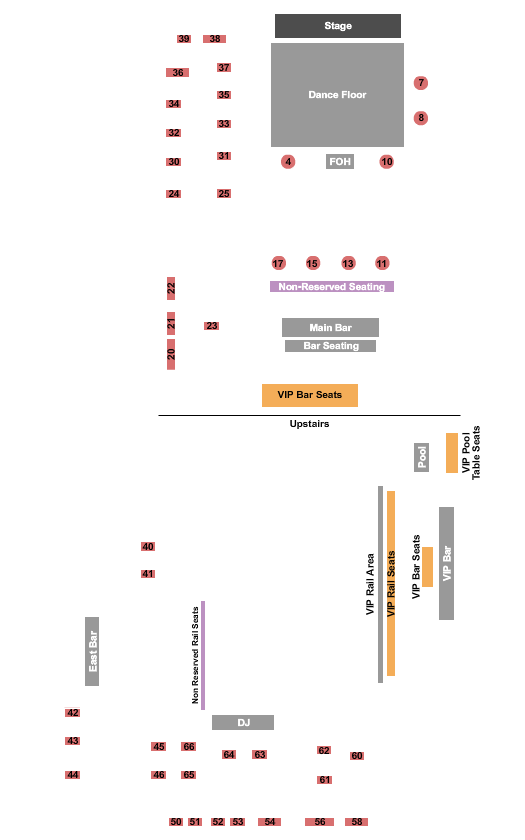 JC Cowboys Seating Chart: Endstage 2