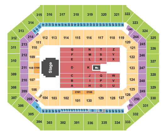 JMA Wireless Dome Seating Chart: Billy Joel 1