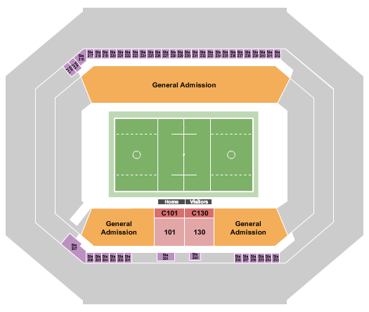 JMA Wireless Dome Seating Chart: Lacrosse