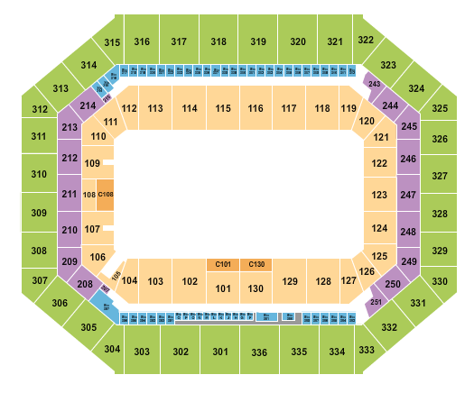 JMA Wireless Dome Seating Chart: Monster Jam
