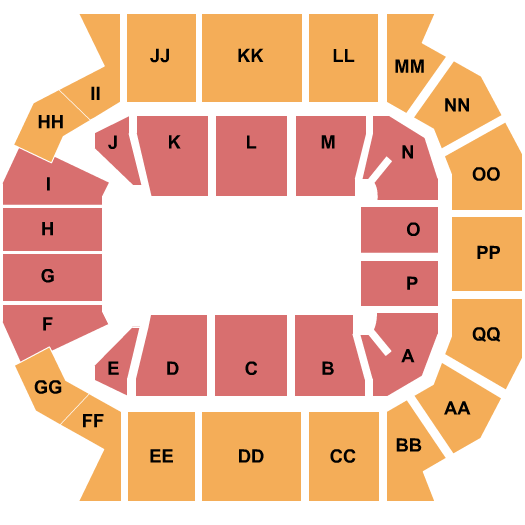 JQH Arena Map