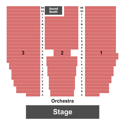 JR Arnold Performing Arts Center Seating Chart: Endstage