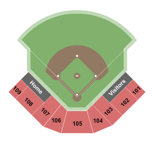 Jack Cook Field Seating Chart: Baseball