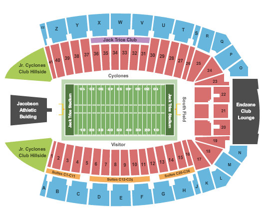 Iowa State Cyclones Tickets College Football - Big 12 Isu Football Tickets