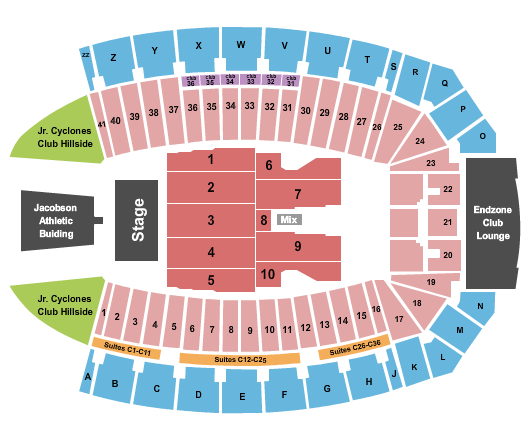 Jack Trice Stadium Seating Chart: George Strait
