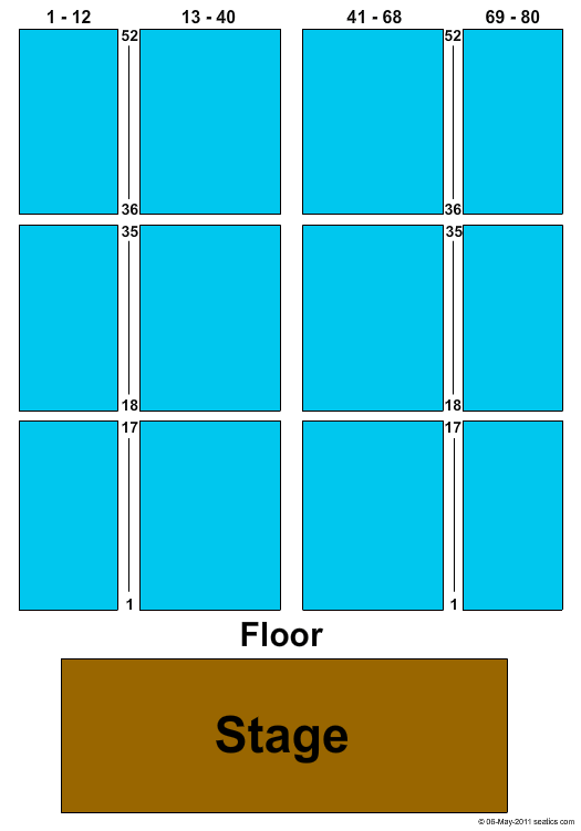 Jackson Convention Complex Seating Chart