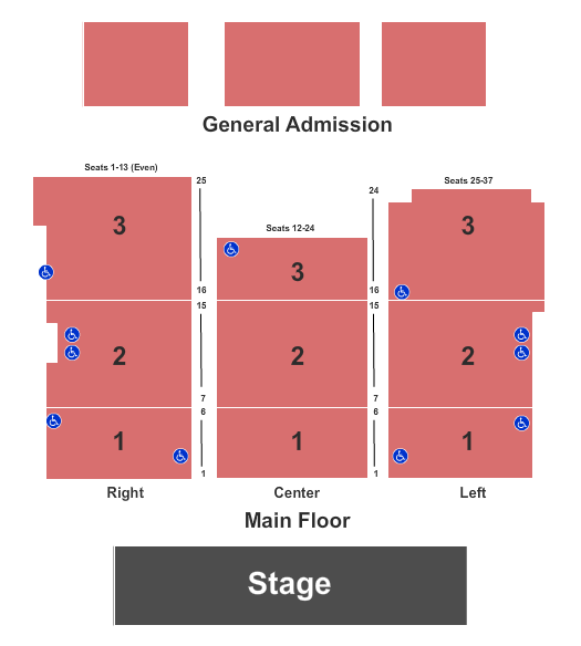 General Jackson Seating Chart