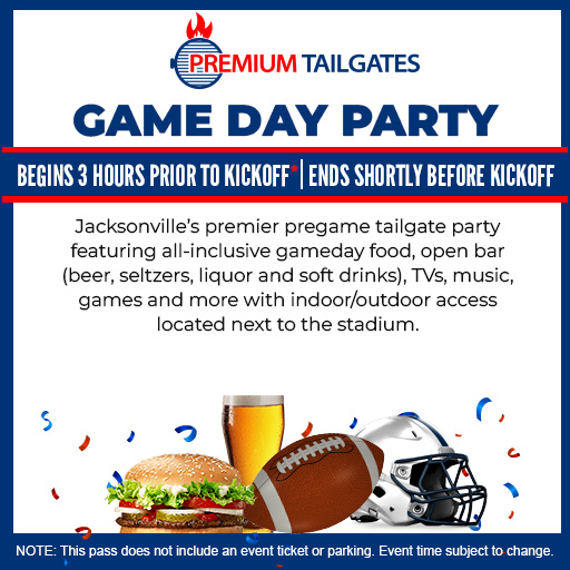 Tailgate Bar & Grill - Jacksonville Seating Chart: Premium Tailgate