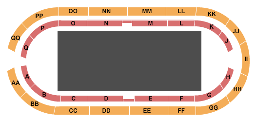 Jacksonville Equestrian Center Seating Chart: Rodeo 2