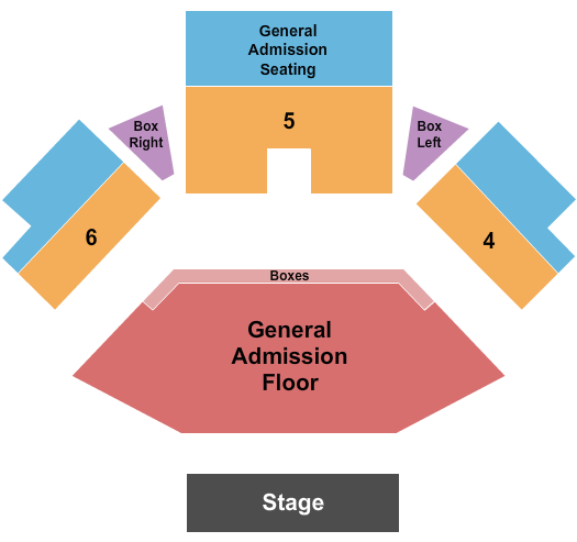 Jacobs Pavilion Seating Chart: Endstage GA 2