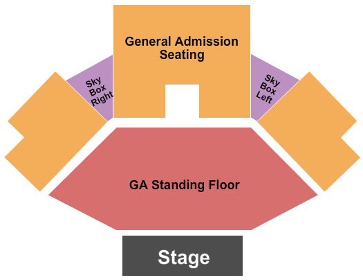 Jacobs Pavilion Seating Chart: Endstage SRO/Boxes