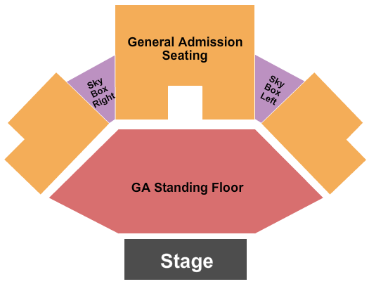 Jacobs Pavilion Seating Chart: Endstage SRO/Boxes