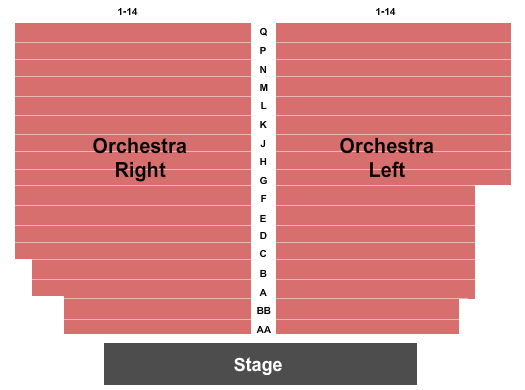 James A Little Theatre Seating Chart