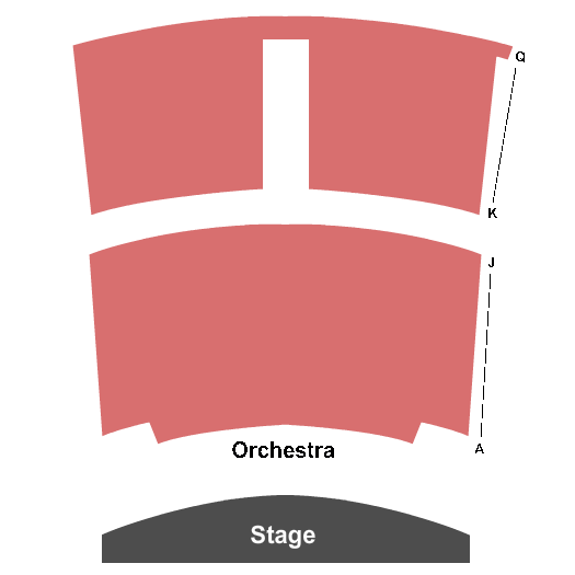 Ashe Auditorium - James L Knight Center Seating Chart: End Stage
