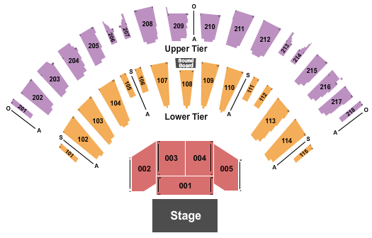 James L Knight Center Seating Chart: Endstage-6
