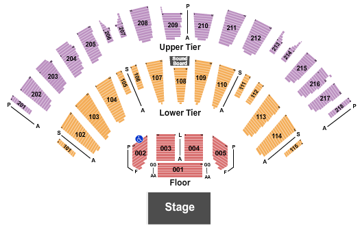 James L Knight Center Seating Chart: Endstage 4