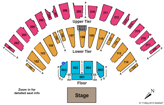 Miami Dade County Auditorium Seating Chart