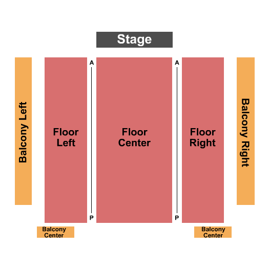 Jamf Theatre - Pablo Center at the Confluence Seating Chart: Floor/Balc
