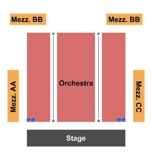 Jamf Theatre - Pablo Center at the Confluence Seating Chart: End Stage