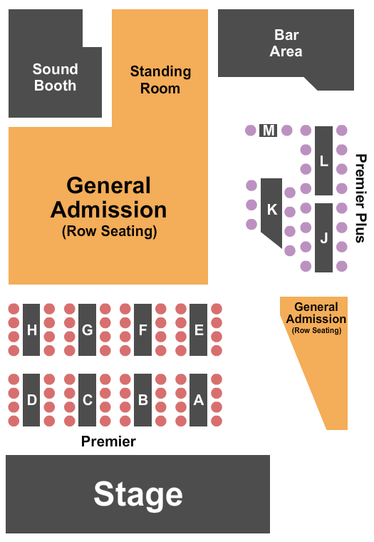 Jammin Java Seating Chart: Endstage 5