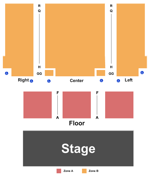 Janet & Ray Scherr Forum Theatre Seating Chart