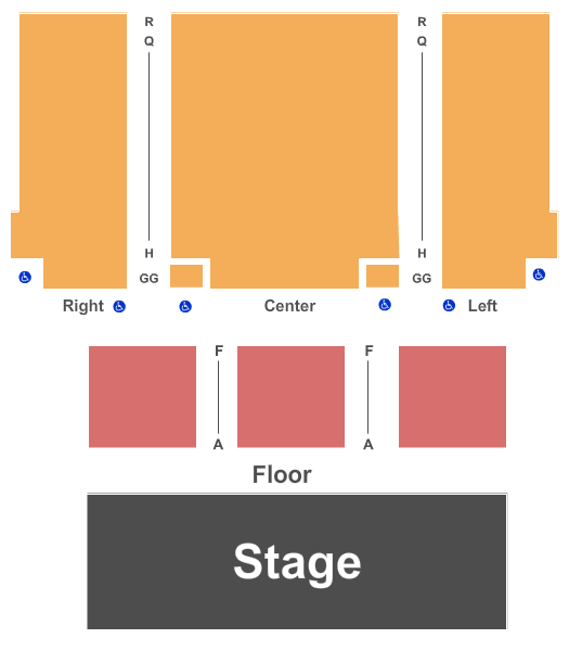 Janet & Ray Scherr Forum Theatre Seating Chart