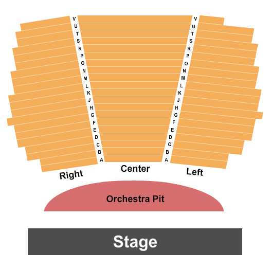 Jasper Arts Center Seating Chart: Endstage