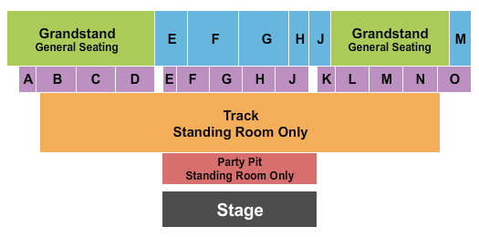 Jay County Fairgrounds Seating Chart: Endstage 4