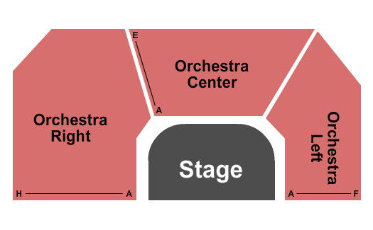 Jerry Orbach Theater at The Theater Center Seating Chart: Endstage