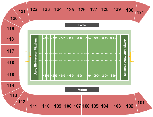 Jerry Richardson Stadium Map