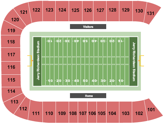 Jerry Richardson Stadium Seating Chart: Football