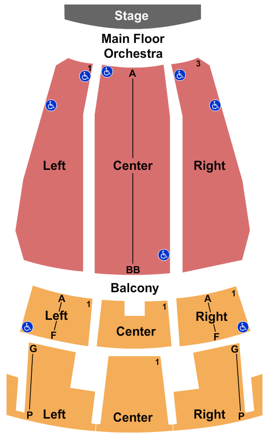 Jesse Auditorium Map