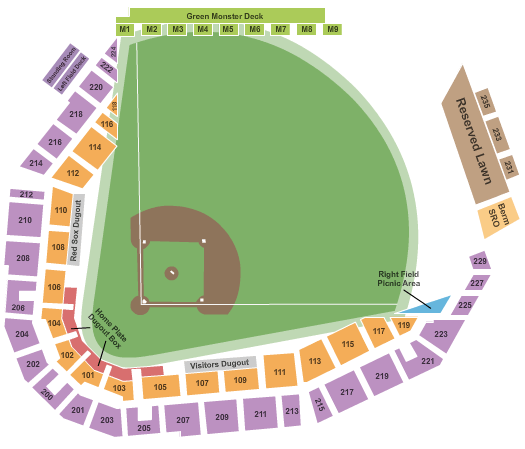 Rays Seating Chart Rows