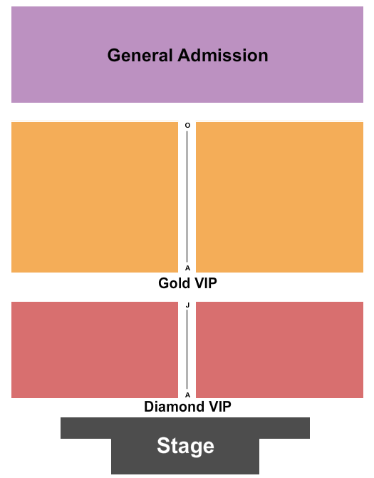 Jewelz Ranch Seating Chart: GA/VIP