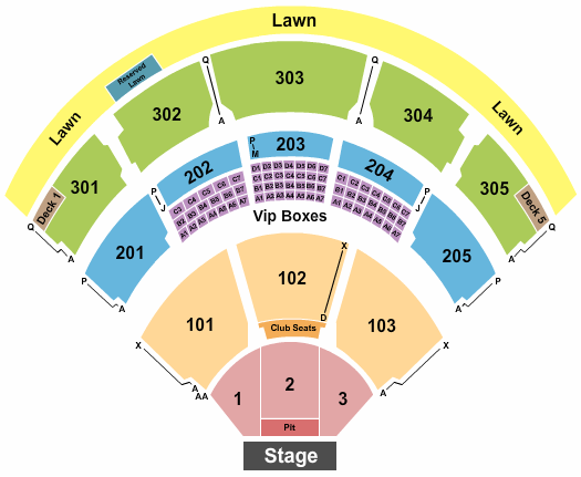 Jiffy Lube Live Seating Chart: Alice in Chains